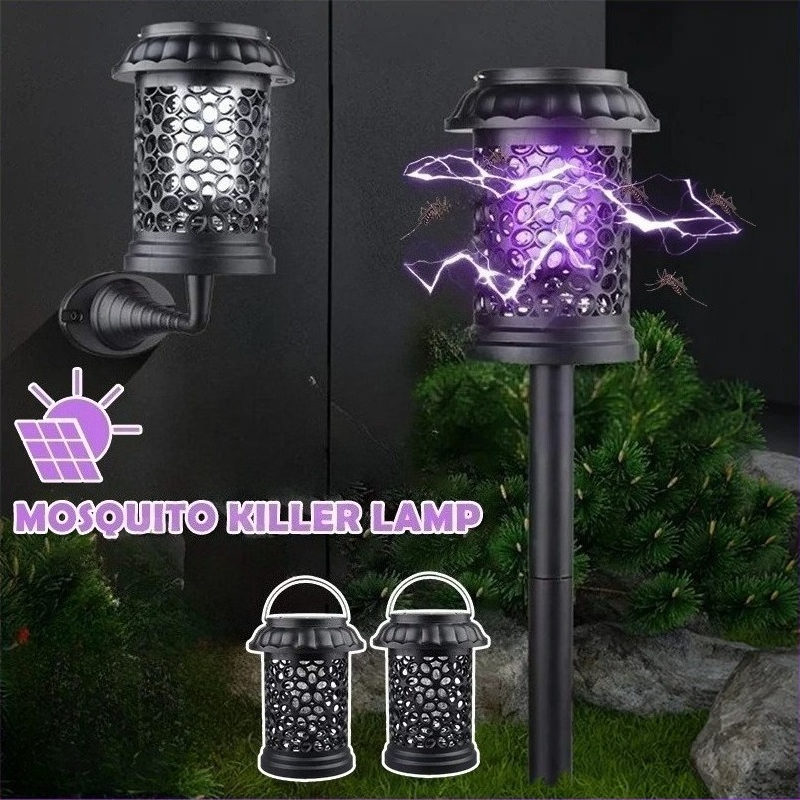 1-4PCS 3 In 1 Solar Powered Mo - đánh giá và giá Outdoor Camping Bug Zapper