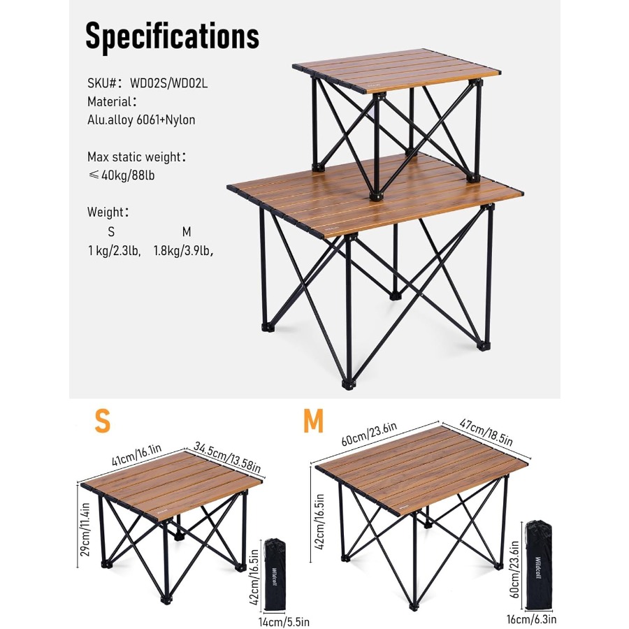 Ultralight Camping Table: Comp - đánh giá và giá Outdoor Camping Cooking Table
