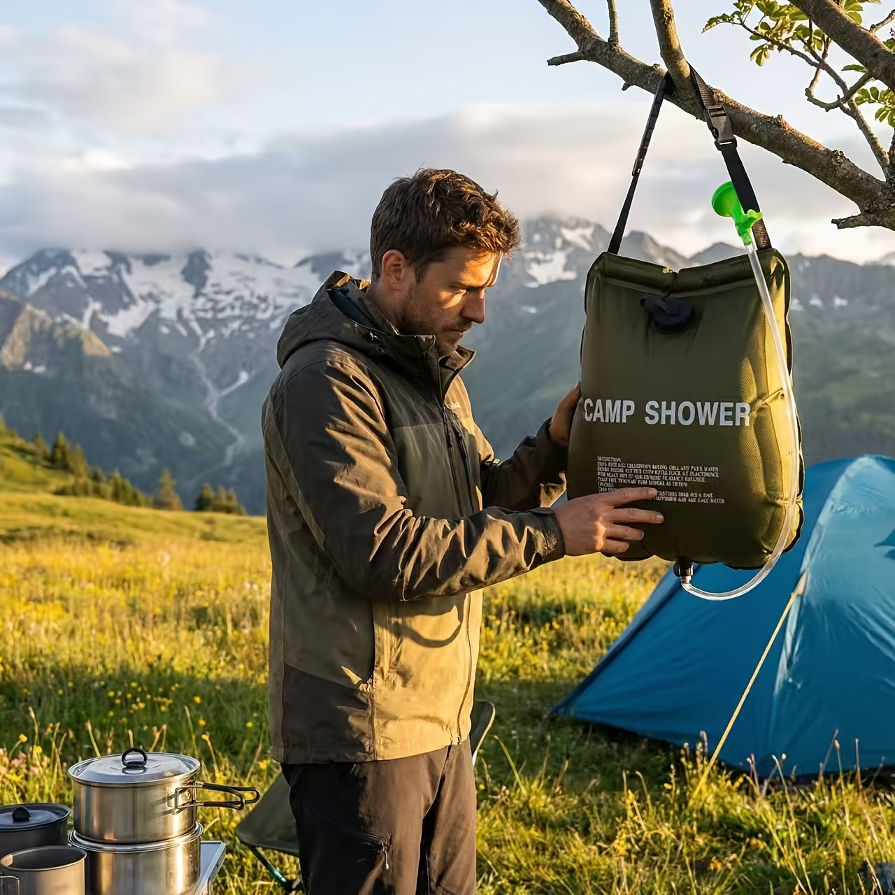 Portable 20L Solar Shower Deta - đánh giá và giá Outdoor Camping Essential Gear